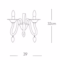 F.A.N. EUROPE Lighting I-ESTEFAN-AP2 BCO ceiling lighting E14