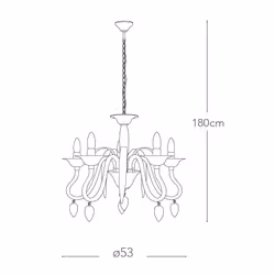 F.A.N. EUROPE Lighting I-ESTEFAN-S5 BCO ceiling lighting E14