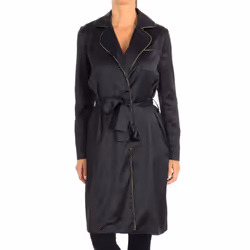 Chaqueta Manga Larga Cierre Con Lazo 2wr25k1t4 Para Mujer - black, S