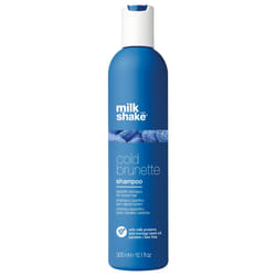 milk_shake | cold brunette shampoo | Specific Shampoo for Brown Hair | 300 ml | Shampoo with Blue Pigment | Eliminates