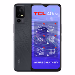 Wind Tre TCL 40R 5G, 16.8 cm (6.6"), 4 GB, 64 GB, 50 MP, Android 12, Black