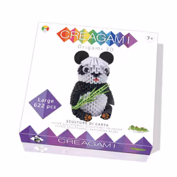 CreativaMind- Creagami Panda Creative Origami Modular Game  Multicolou