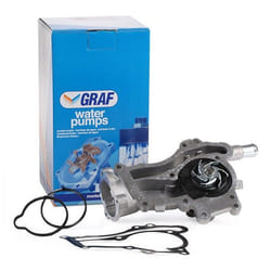 GRAF PA1285 Water pump with gasket/seal Mechanical Metal for V-ribbed belt use VAUXHALL: Corsa Mk3, Corsa Mk4, Astra Mk6, OPEL: Zafira C Tourer