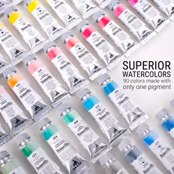 MaimeriBlu 12ml Single-Pigment Watercolor Paint - Sap Green PG17 Professional Watercolor Paint - Lightfast and Transparent Watercolor Paint Tube for A