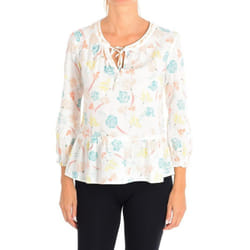Camisa Manga Larga Cuello Abierto 5yr55q945 Para Mujer - multicolor, XS