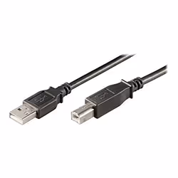 Ewent USB 2.0 cable "A" M > "B" M 5,0 m, 5 m, USB A, USB B, USB 2.0, Male/Male, Black