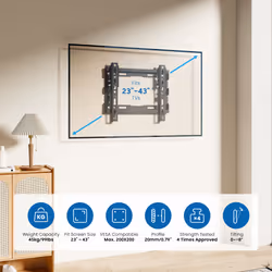 Ewent EW1506 TV mount/stand 106.7 cm (42") Black - Additional view 3