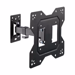 Ewent EW1521, 100 x 100 mm, 200 x 200 mm, -5 - 8°, -90 - 90°, Metal, Plastic, Steel, Black