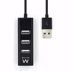 Ewent EW1123 interface hub USB 2.0 480 Mbit/s Black - Additional view 5