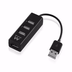 Ewent EW1123 interface hub USB 2.0 480 Mbit/s Black - Additional view 6