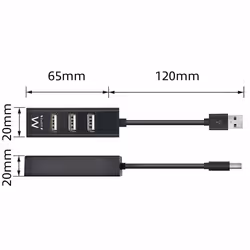 Ewent EW1123 interface hub USB 2.0 480 Mbit/s Black - Additional view 8