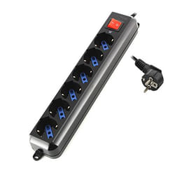Ewent EW3924 power extension 1.5 m 6 AC outlet(s) Black