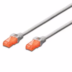 Ewent Patch Cable CAT 6 U/UTP 10mt grey, 10 m, Cat6, U/UTP (UTP), RJ-45, RJ-45, Grey