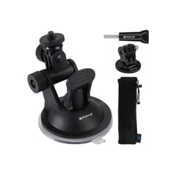 PULUZ Car Suction Cup Mount with Tripod Adapter & Storage Bag for GoPro & Action Cameras