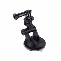PULUZ Car Suction Cup Mount with Tripod Adapter & Storage Bag for GoPro & Action Cameras