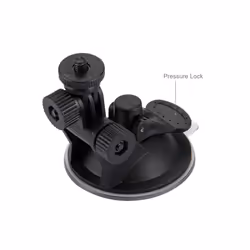 PULUZ Car Suction Cup Mount with Tripod Adapter & Storage Bag for GoPro & Action Cameras