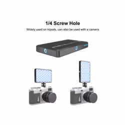 PULUZ 2500K / 9000K 120 LEDs Live Broadcast Video LED Light Photography Beauty Selfie Fill Light with Switchable 6 Colors Filters (Black)
