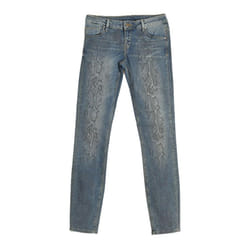 Pantalones Largos Tejanos Efecto Piel Serpiente 4dy7571j3 Mujer - blue, 29-USA