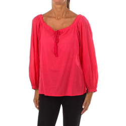 Blusa De Manga Larga Con Cuello Redondo 5dm45q8b7 Para Mujer - pink, S