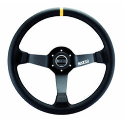 Sparco 015R345MLN Leather Steering Wheel Black  350mm