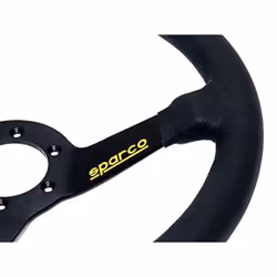 Sparco 015R345MLN Leather Steering Wheel Black  350mm