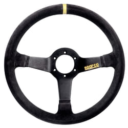 Sparco 015R345MSN Suede Steering Wheel   Black