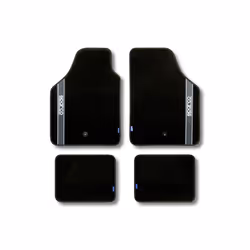 SPARCO 03763BAR Floor mat set Front and Rear 4 black 65x47 / 30x40