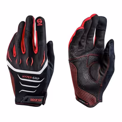 Sparco 002094NRRS10, Gaming glove, Black, Red