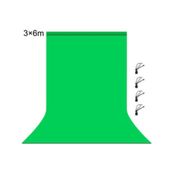 PULUZ 3m x 6m Photography Background Thickness Photo Studio Background Cloth Backdrop(Green)