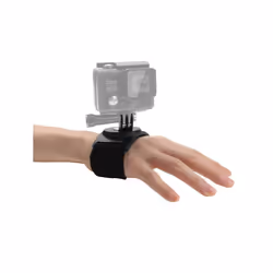 PULUZ 3-in-1 Wrist/Arm/Leg Straps 360 Mount for GoPro HERO12/11/10/9 & Action Cameras (Black)