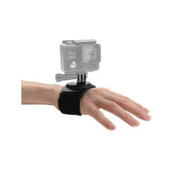 PULUZ 3-in-1 Wrist/Arm/Leg Straps 360 Mount for GoPro HERO12/11/10/9 & Action Cameras (Black)