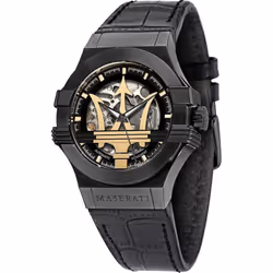Maserati R8821108036 Potenza Automatic Black Dial Men's Watch