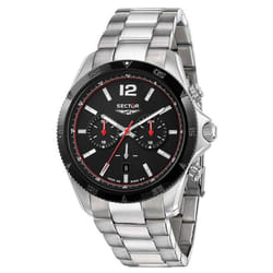 Sector 650 Chronograph Stainless Steel Black Dial Quartz R3273631004 100M Men's Watch