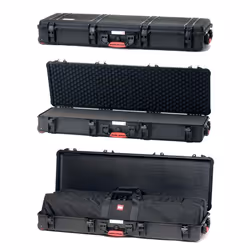 HPRC 5400W Wheeled Hard Resin Case Waterproof Lightweight Camera Tool Carry Bag - With Bag & Dividers