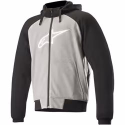 Alpinestars 4200918-951-XXL, Adult, Male, Hoodie, Black, Grey, Melange, Gray, Black, XXL