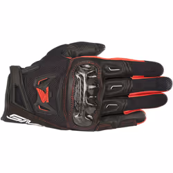 Alpinestars 3567818-13-L, Motorcycling, Adult, Male, Black, Red, L, Black, Red- Honda