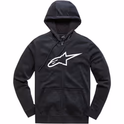 Alpinestars 1038-53052-1020-XL, Adult, Male, Hoodie, Black, White, Black, White, XL