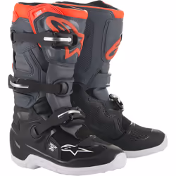 Alpinestars 2015017-1133-6, Male, Adult, Black, Grey, Red, Black, Dark Gray, Red Fluorescent