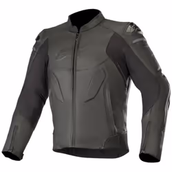 Alpinestars Caliber Motorcycle Leather Jacket, black, Size 48 for Men