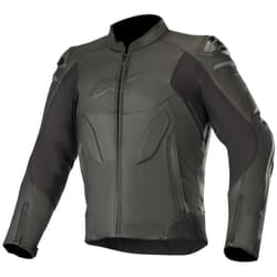 Alpinestars Caliber Motorcycle Leather Jacket, black, Size 48 for Men
