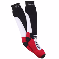 Alpinestars Racing Road Socks, black-red, Size S M for Men