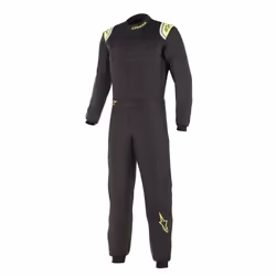 Alpinestars 3356019-155-56, Male, Black, Yellow, Black, Yellow Fluorescent