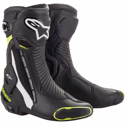 Alpinestars 2221019-125-43, Male, Adult, Black, White, Yellow, Black, White, Yellow Fluorescent