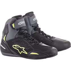 Alpinestars 2540719-175-9, Male, Adult, Black, Grey, Yellow, Black, Gray, Yellow Fluorescent