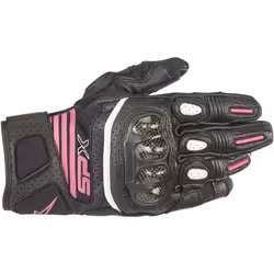 Alpinestars 3517319-1039-M, Motorcycling, Adult, Female, Black, Fuchsia, M, Black, Fuchsia