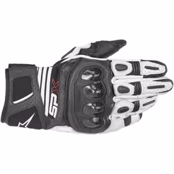 Alpinestars 3567319-12-XL, Motorcycling, Adult, Male, Black, White, XL, Black, White