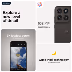 Motorola moto g77 17.3 cm (6.8") Hybrid Dual SIM Android 16.0 5G USB Type-C 8 GB 256 GB 5200 mAh Black - Additional view 6