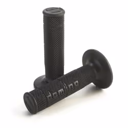 Domino Cross Enduro Grips No Waffle, black