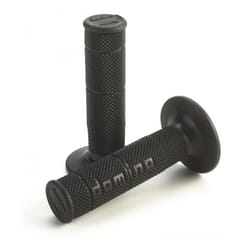 Domino Cross Enduro Grips No Waffle, black