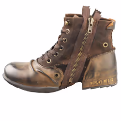 Replay Clutch Mens Ankle Boots in Dark Brown - Size 10.5 UK